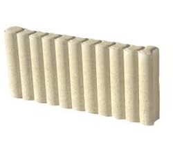 BORDURE ECAILLE CREME CLAIR 6X22X50